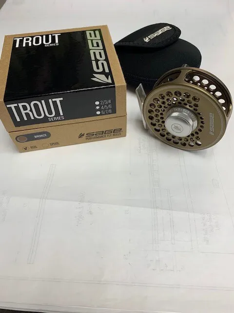 SAGE TROUT 4/5/6 Fly Reel - Bronze - NEW! $288.00 - PicClick
