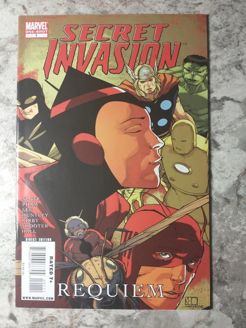 Secret Invasion Requiem #1 1st Print VF/NM Marvel Comics 2008 Dan Slott