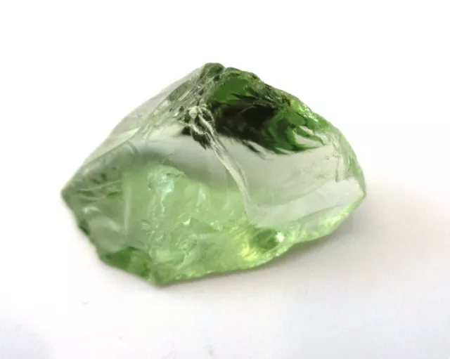 3,63 ct Vert Pastel Chrome Tourmaline Facette Rugueuse Dravite - Merelani Tanzanie