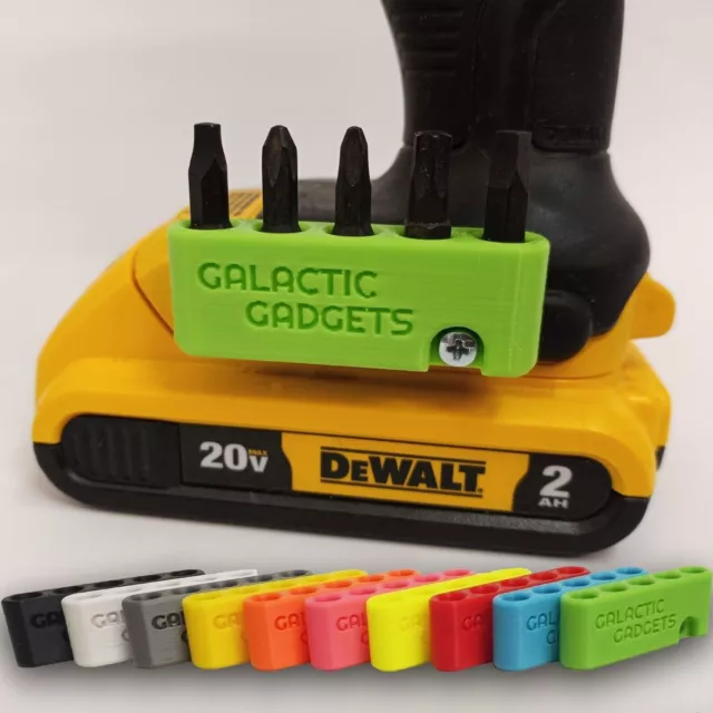 BIT HOLDER DeWalt 20V 18V 12V Drills, Drivers, Impacts 5 Slot 100USA 15.29