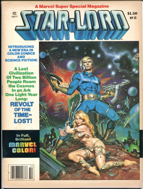 MARVEL SUPER SPECIAL #10 - Star Lord Guardians of Galaxy, VF, Magazine, 1977