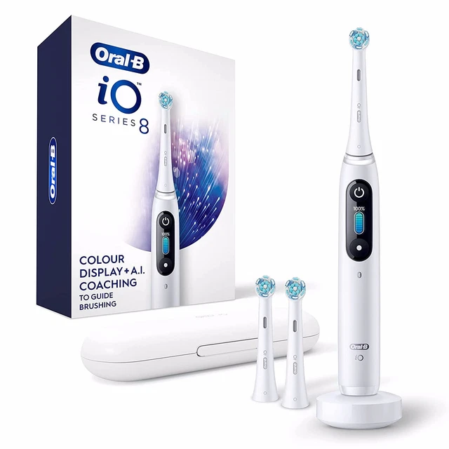 ORALB IO SERIES 8 Electric Toothbrush w/ 2 Replacement Brush Heads