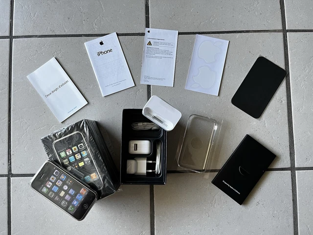 IPhone 2G Edge V1 8Go – Boîte Complète – Très Bel état – Désimlocké – France