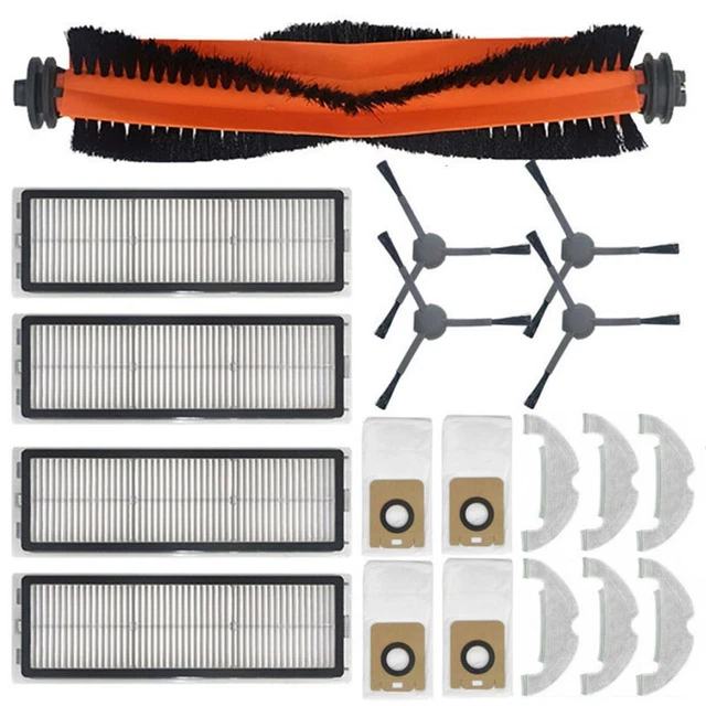 Rouleau Brosse Aspirateur Pièces Pro L10 Plus Poussière Sac Sacs Pinceaux Filtre