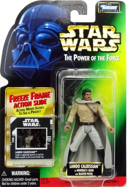 General Lando Calrissian Freeze Frame Card Star Wars Power Of The Force Hasbro