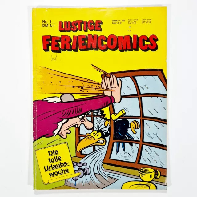 1978 Marques Édition Comic Drôle Feriencomics Numéro 1 Allemagne Sc Z2 John &