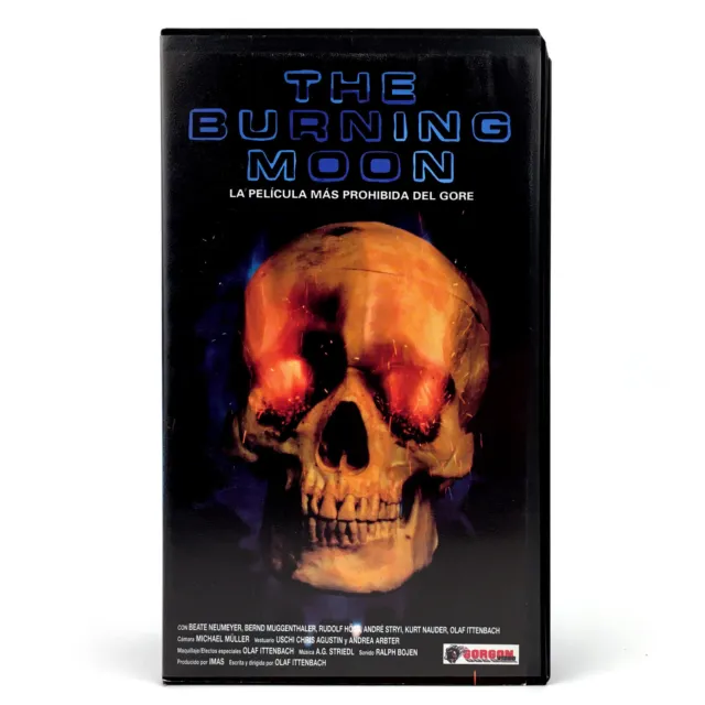 The Burning Moon · Olaf Ittenbach Andrea Arbter Beate Neumeyer Terror Gore B Vhs