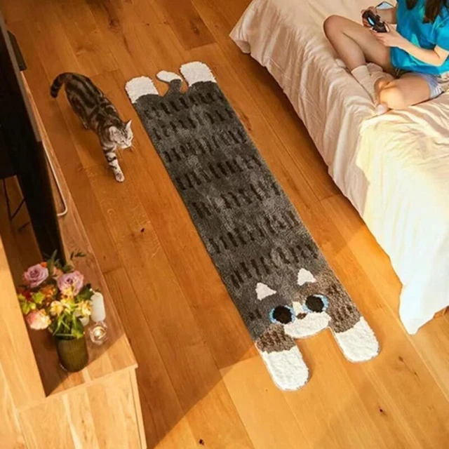Barra de lavado suave tobogán firme alfombra larga gato pasillo mate cocinas suelo alfombra