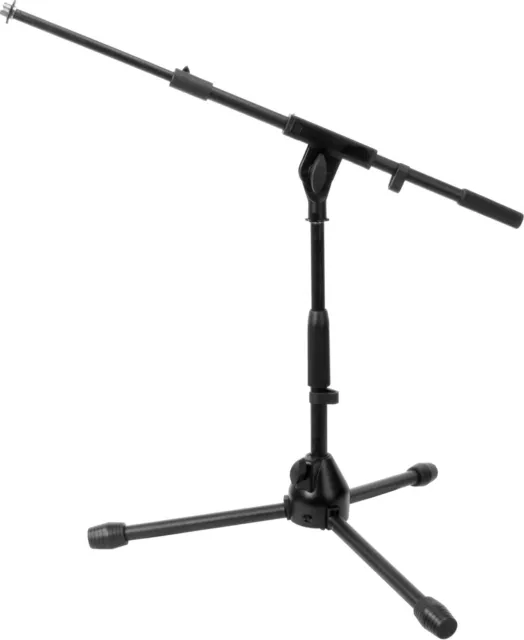 PA Mikrofon Ständer Stativ Galgen Micro Halter Niedrige Bauweise Bass Drum Stand