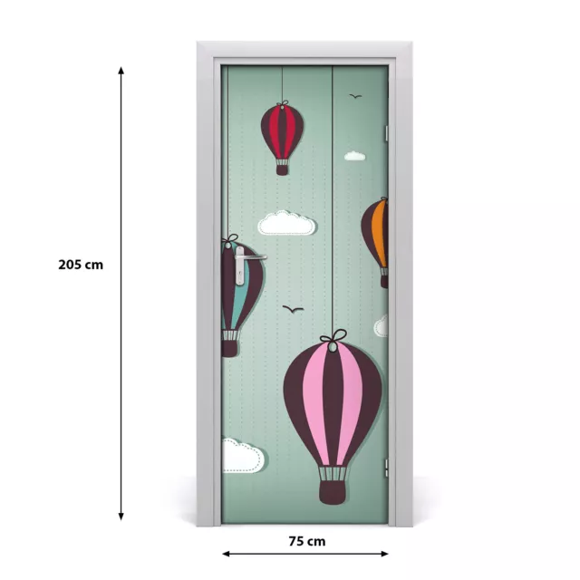 Pegatinas Para Puertas de Autoadhesivo Murales  75x205 cm globos