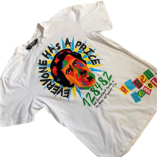 Camicia ricamata Pablo Escobar Rebel Minds Everyone Has a Price da uomo maglietta media