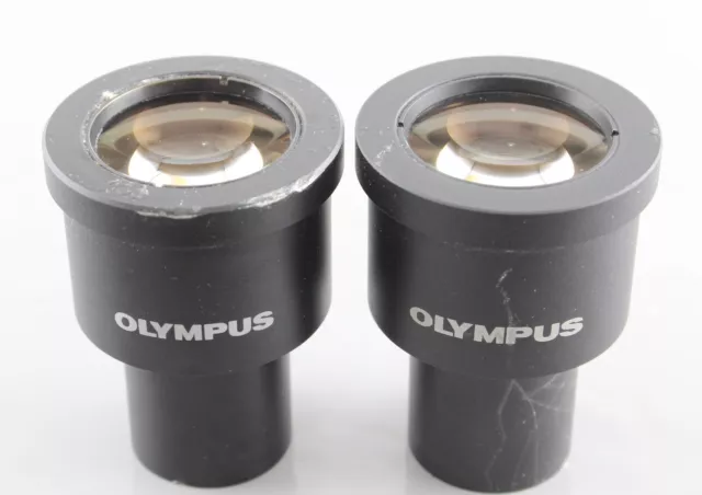 Pair Olympus 10x 20 Microscope Eyepiece CX21 CX22 CX
