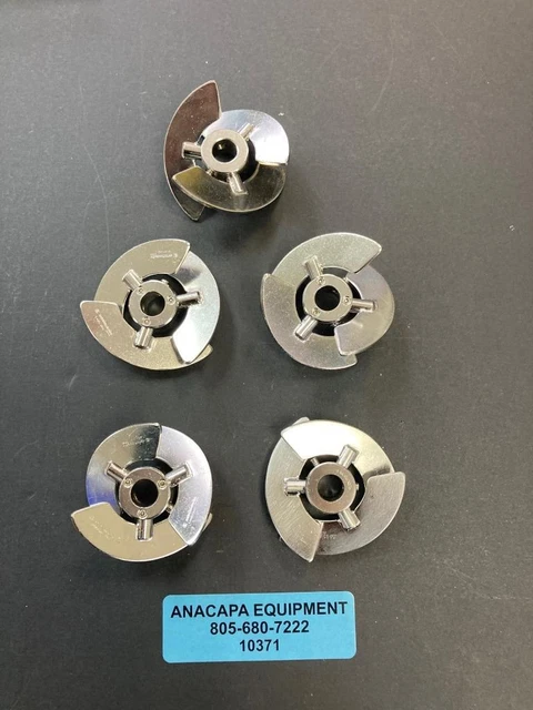 Sartorius 3 Blade Segment Impeller w/ Adjustable Angles for Bioreactor (10371)