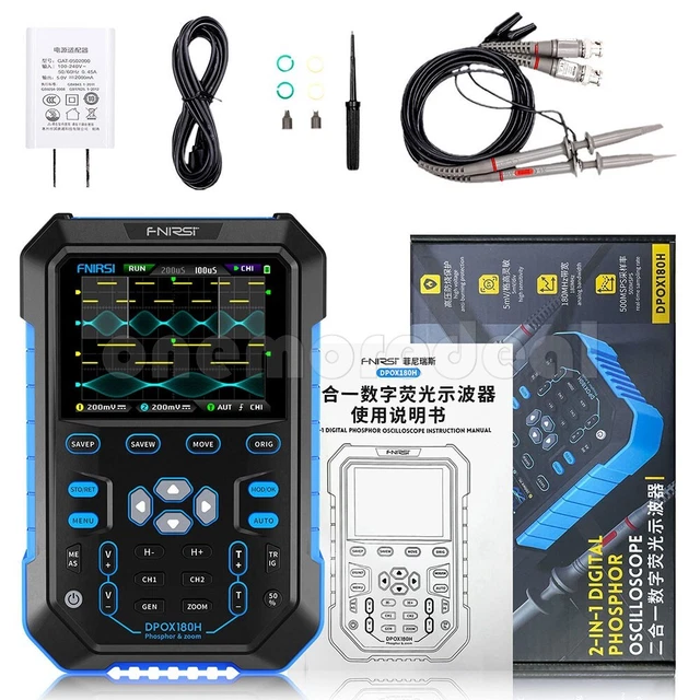 DPOX180H 500MSPS 2CH Digital Phosphor Oscilloscope Signal Generator for Repairs