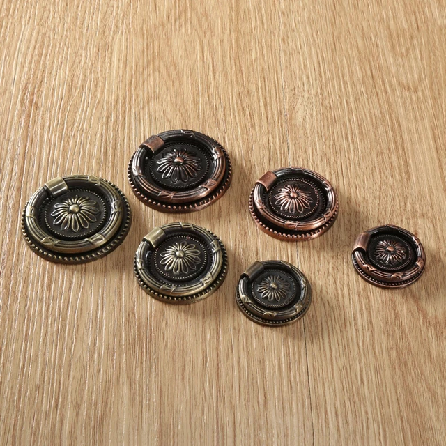 Antique Brass Drawer Pull Knobs European Style Knobs Wardrobe Cupboard Handles