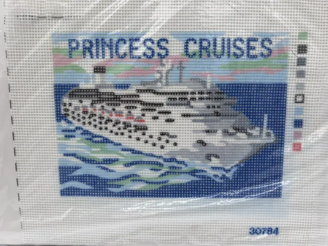 Princess Cruises Cruise Ship Needlepoint Kit #30784 (Candamar Designs) 7” X 5”