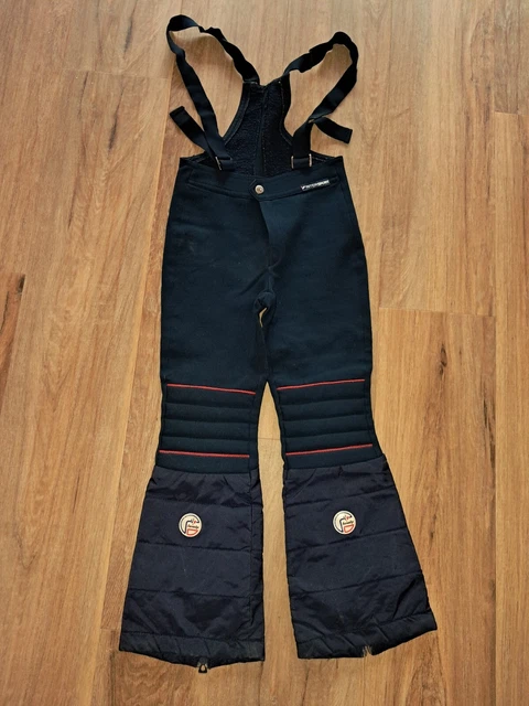 Combinaison De Ski Vintage Fusalp – Années 80/90 – Taille L (42/44) – Noir/blanc/gris