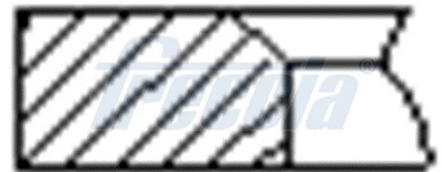 Kolbenringsatz FRECCIA FR10-105950 für MERCEDES T1 TN Bus B601 602 601 611 B602