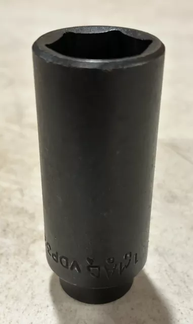 Mac Tools USA 1/2" Drive 1" SAE Deep Impact 6 Point Socket VDP326R