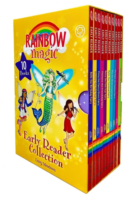 Rainbow Magic Early Reader Collection 10 Books Box Set by Daisy Meadows NEW