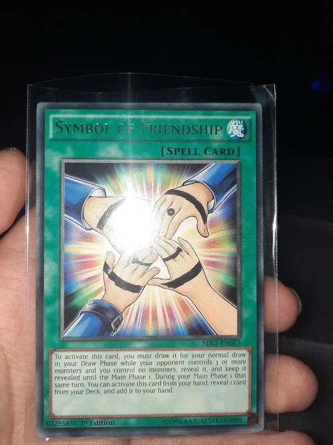 SYMBOL OF FRIENDSHIP MIL1-EN017 Rare Yu-Gi-Oh Card 1st Edition New 0.99 - PicClick UK SYMBOL OF FRIENDSHIP MIL1-EN017 Rare Yu-Gi-Oh Card 1st Edition New 0.99 - PicClick UK
