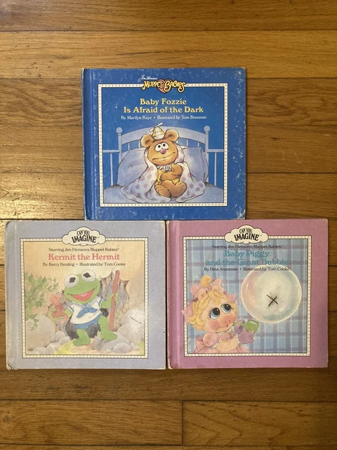 Lot Of 3 Muppet Babies Books Jim Henson Weekly Reader Fozzie Miss Piggy 80s