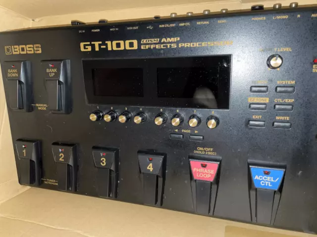 Boss GT-100 Multi-Effets Guitare Effet Pédale De Japon Utilisé