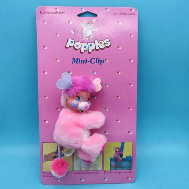 Popples Mattel 1985 - Peluche Lapin Vintage - Neuve En Boîte (NIB)