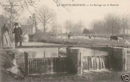 Cpa La Motte-Beuvron - Le Dam Sur Le Beuvron
