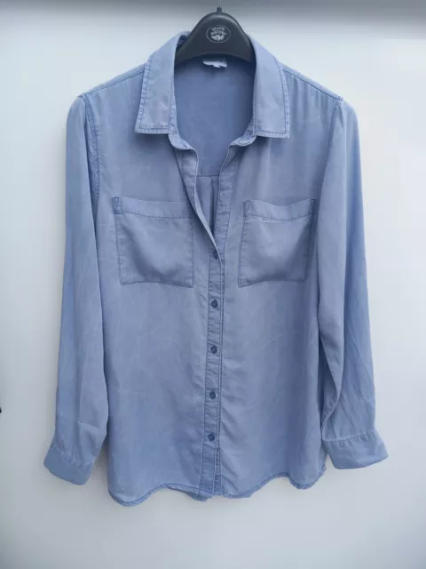 Next Ladies Shirt, Size 16, sp, Super Soft, Light Blue, Hangs Well