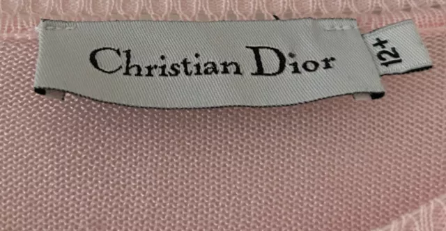 Cardigan Christian Dior Ragazza Designer Taglia 12 Anni Nuovo Con Etichette 3