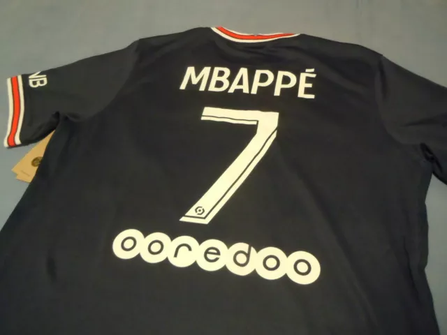 Maillot PSG Nike Extérieur Stadium 23/24 - Enfant avec flocage Mbappé 7