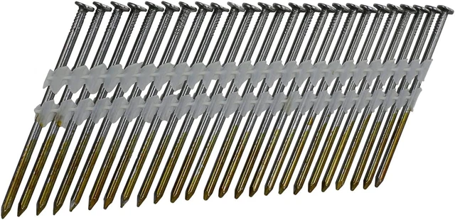 Numax FRN.131-3B500 21 Degree 3" X .131" Plastic Collated Brite Finish Full roun