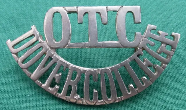 The Dover College OTC Schultertitel 100 % ECHT britisches Militär Armee Abzeichen 2