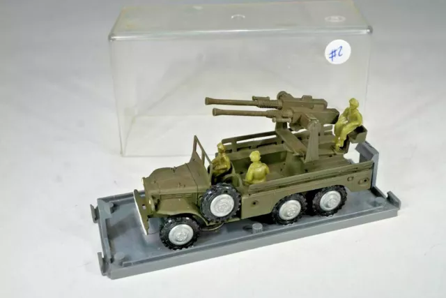 France Jouets Militaire Diecast - GMC Truck mit Flak #2  MIB - Ladenfund