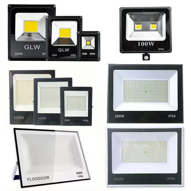 10W-300W LED Flood Light Spotlight Cool/Warm White Outdoor Waterproof Yard Light