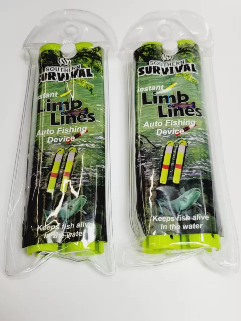 Southern Survival Instant Limb Lines 2-Pack Auto Fishing Device 