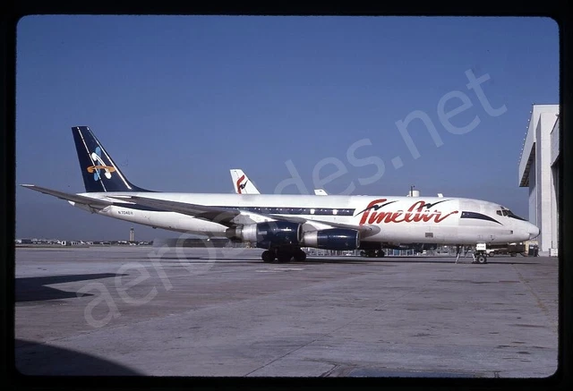 Fine Air Douglas DC-8-54F N7046H Apr 95 Kodachrome Slide/Dia A13