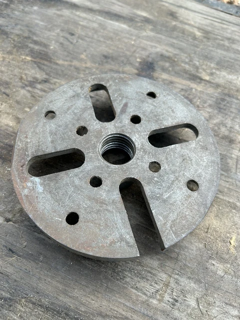 Vintage Delta Rockwell Lathe Faceplate Dog Tailing W/RH 1”x 8 Tpi 5-1./4” Dia