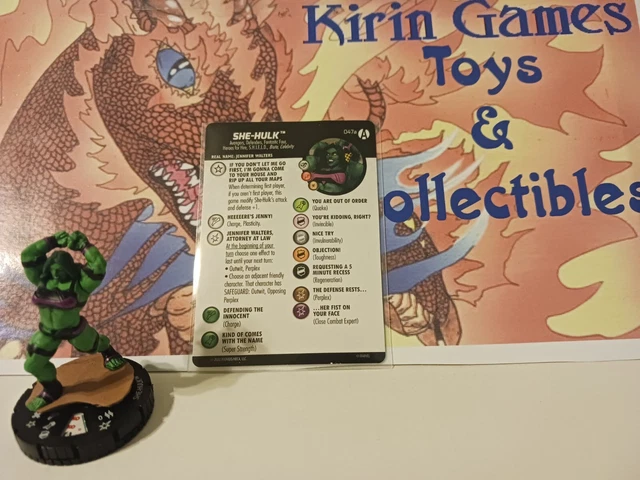 Marvel Heroclix Avengers Forever SHE-HULK 047a  Super Rare