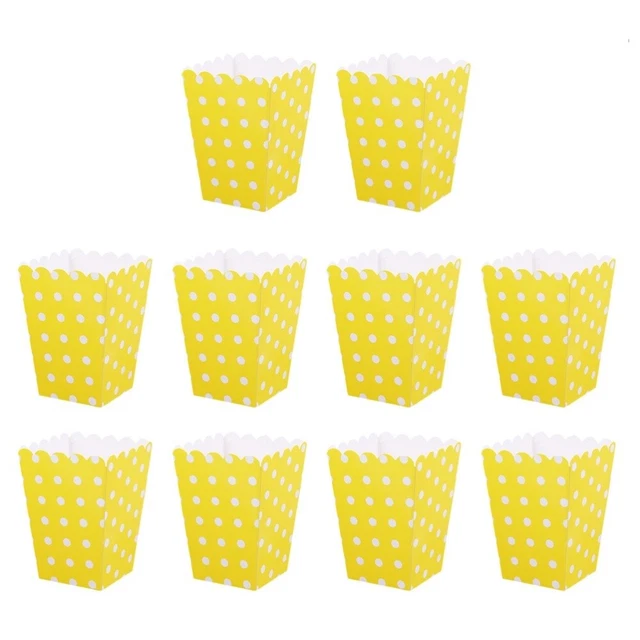10 pz contenitori portaoggetti europei americani scatole popcorn