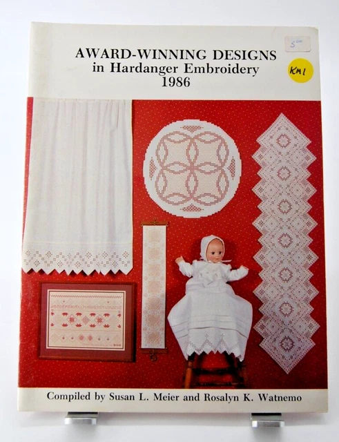 Diseños galardonados en bordado Hardanger 1986 por Nordic Needle