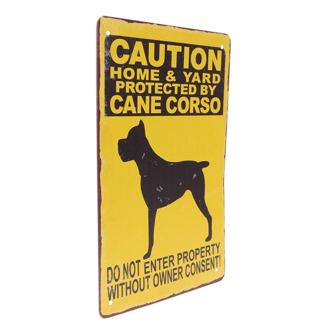 Cartello 'Attenzione Cane Libero' In Alluminio - 25x10 Cm Con Adesivo E Fori - Foto 9