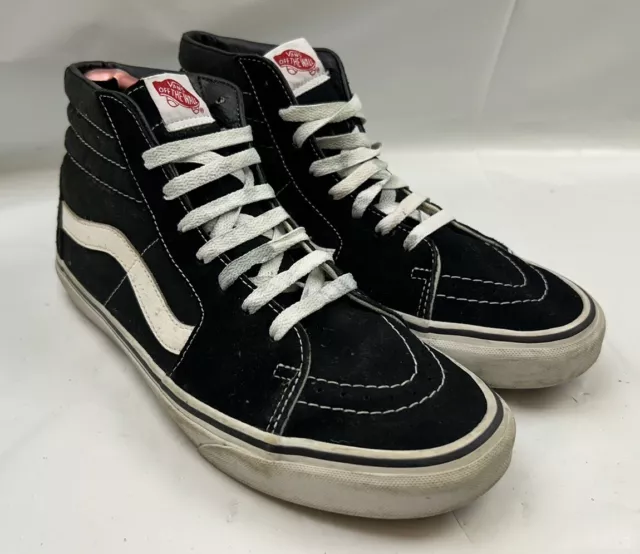 Scarpe da ginnastica alte casual alte Vans Old Skool taglia 9 nere palestra filmore