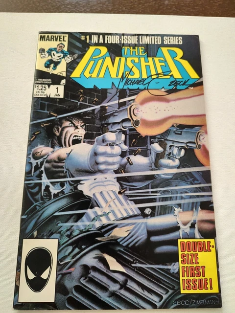 MARVEL COMICS LOT The Punisher First Series Vol. 1 # 1-5 SIGNED BY MIKE ZECK
