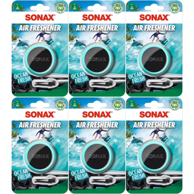 Sonax Air Freshener Ocean-fresh 14 ml VPE set 6 pezzi 03640410