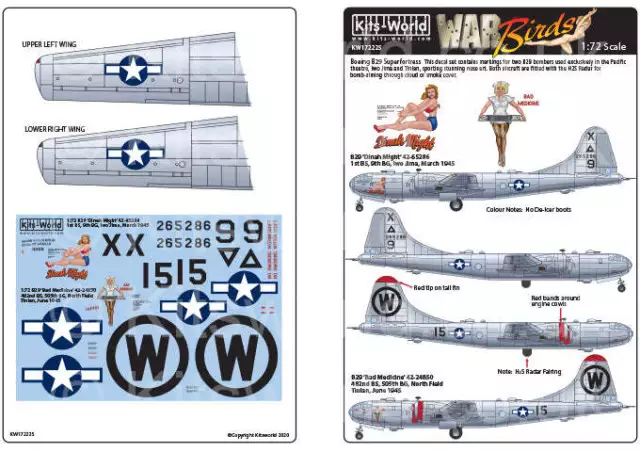 Kits-World KW172225 1:72 Boeing B-29 Superfortress