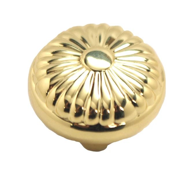 BELWITH Eclipse Ultra Brass 1-1/4" Round Cabinet Knob Pull P211-UB 25+FREESHIP