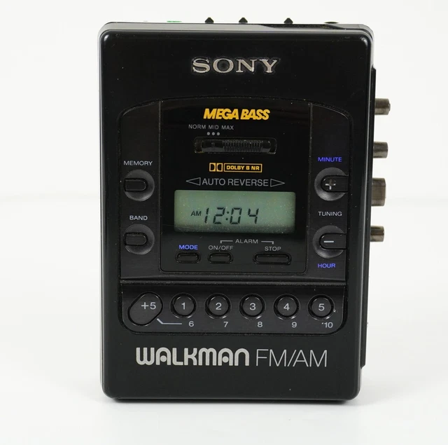 SONY WALKMAN AM/FM/CASSETTE WMF2085 Radio Works/Cassette Player