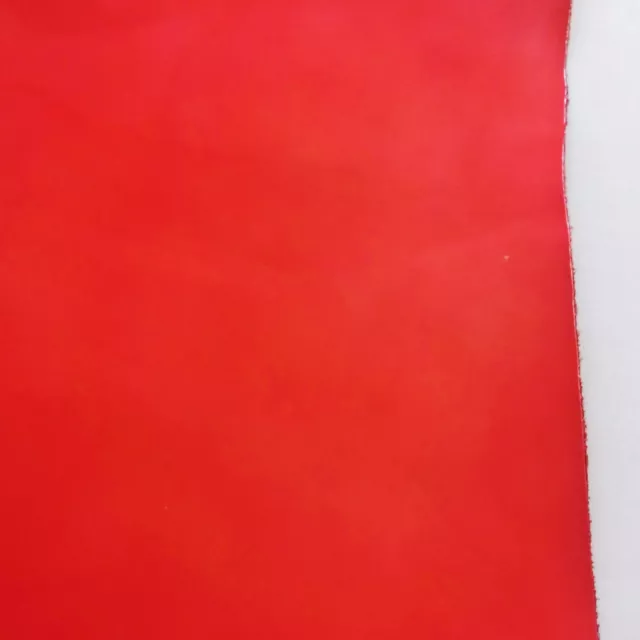 Lackleder Lederhaut Lederhäute Rindleder Echtes Leder  1 Haut 1,32qm rot-orange